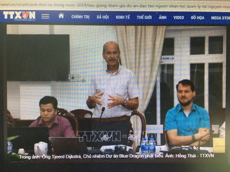 Les Pays-Bas aident Hau Giang à former des ressources humaines dans la gestion de l'eau ảnh 1 Les Pays-Bas aident Hau Giang à former des ressources humaines dans la gestion de l'eau ảnh 1