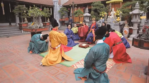 Quand de jeunes Viêt kiêu font revivre des costumes royaux ảnh 2