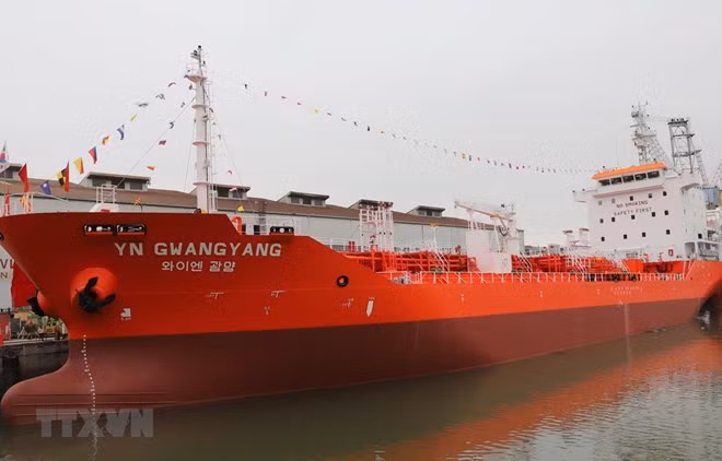 Un pétrolier de 6 500 tonnes livré à un client sud-coréen ảnh 1