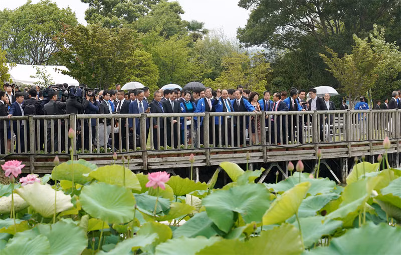 Le PM vietnamien présent au Festival de lotus Japon – Vietnam ảnh 1