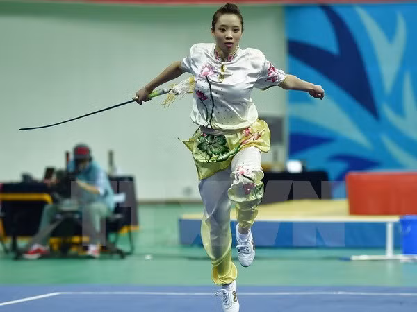 Wushu: le Vietnam se classe 3e aux Championnats d'Asie junior ảnh 1