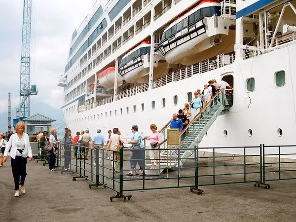 Le port de Chân Mây accueille plus de 4.000 croisiéristes étrangers ảnh 1