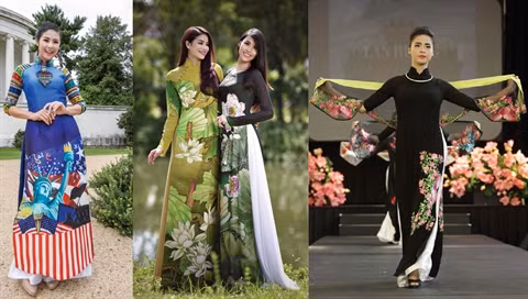 Des collections d’ao dài présentées à l’étranger ảnh 1
