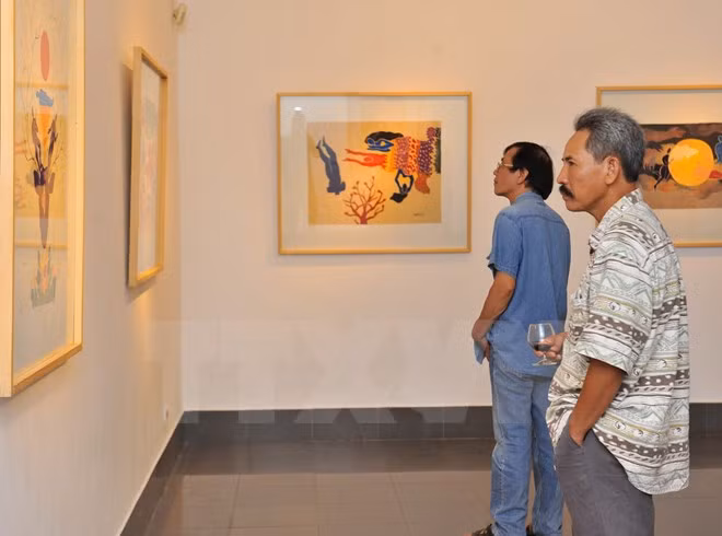 Exposition de Beaux-arts du delta du fleuve Rouge ảnh 1 Exposition de Beaux-arts du delta du fleuve Rouge ảnh 1