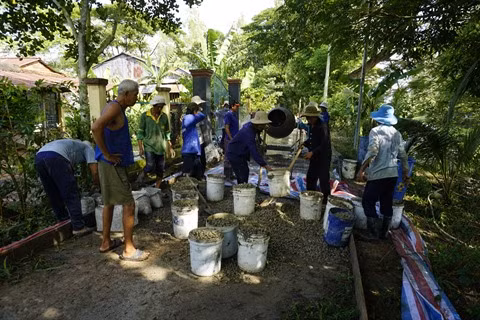 An Giang : Exemple d'une construction via le fonds de solidarité des populations locales ảnh 1