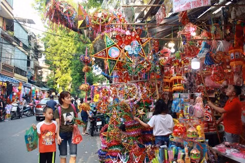 HCM-Ville: Les lanternes "made in Vietnam" trônent sur le marché ảnh 1