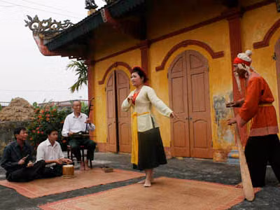 À Thai Binh, le club de chèo du village de Khuôc sonne toujours les trois coups ảnh 2