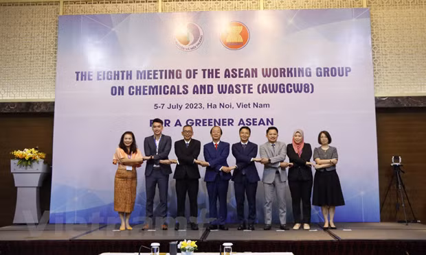 Réunion du groupe de travail de l'ASEAN sur les produits chimiques et les déchets à Hanoï ảnh 1