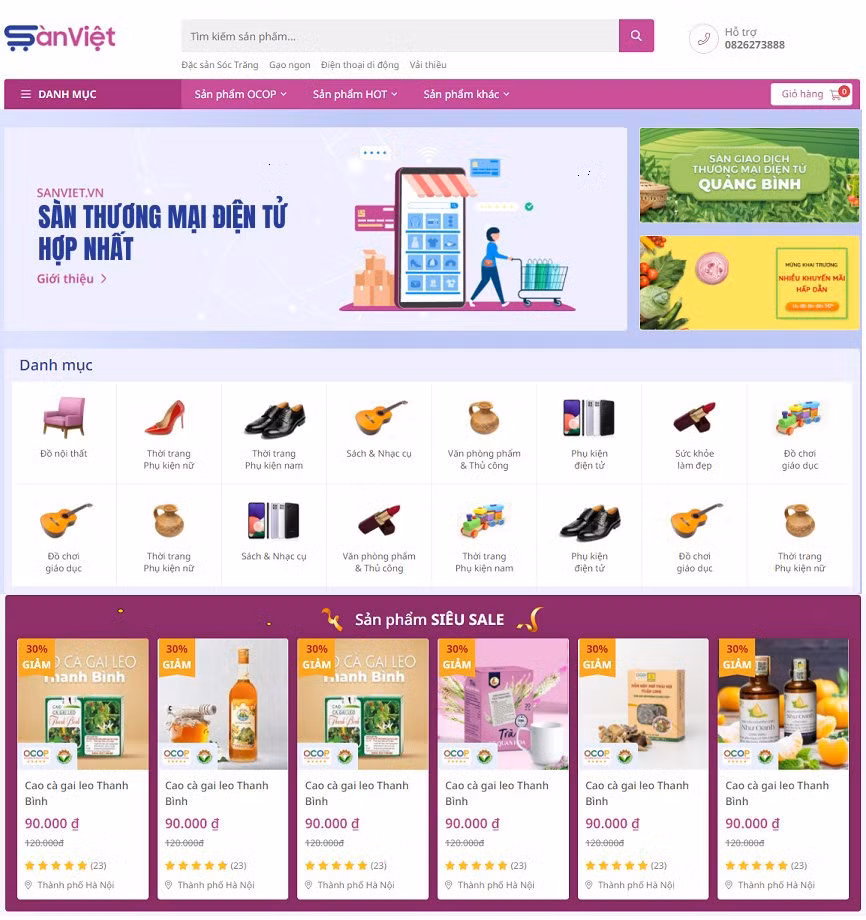 Edification d’une plate-forme de commerce électronique intégrée des 63 localités du pays ảnh 1