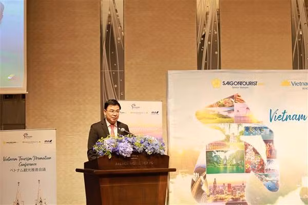 Vietnam Airlines et Saigontourist Group font la promotion du tourisme vietnamien au Japon ảnh 1