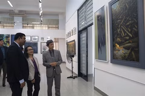 Exposition des beaux-arts Vietnam - Inde ảnh 1
