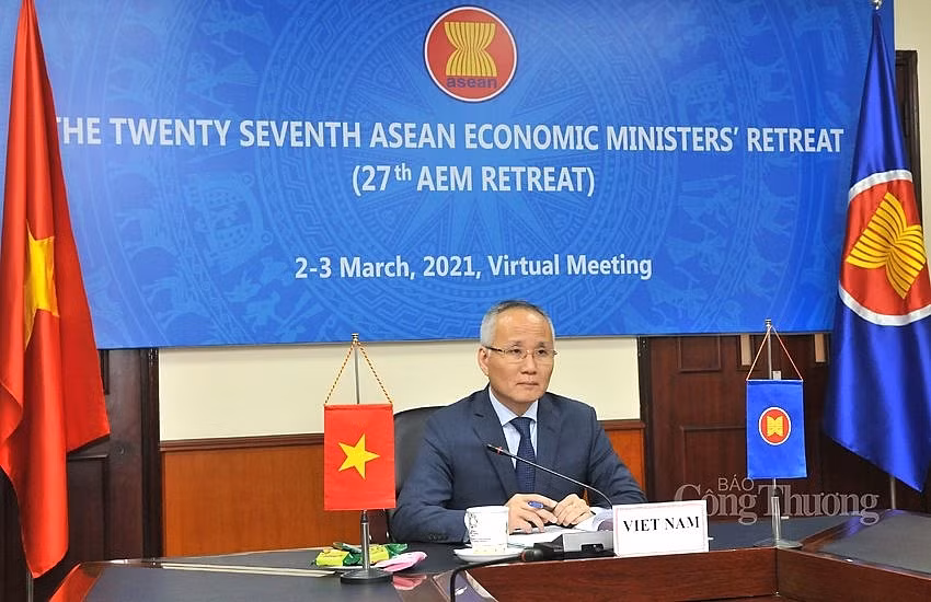 La 27e conférence restreinte des ministres de l'Economie de l'ASEAN ảnh 1