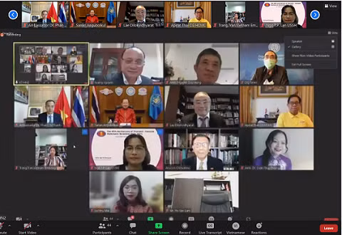Webinaire marquant les 45 ans des relations Vietnam-Thaïlande ảnh 1