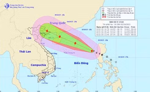 La tempête tropicale Mujigae menace des provinces du Nord du Vietnam ảnh 1 La tempête tropicale Mujigae menace des provinces du Nord du Vietnam ảnh 1