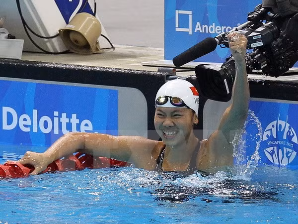 Trois médailles d'or pour Anh Vien aux Championnat d'Asie de natation par tranches d'âge ảnh 1 Trois médailles d'or pour Anh Vien aux Championnat d'Asie de natation par tranches d'âge ảnh 1