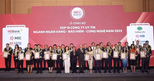 Vietnam Report annonce le Top 10 des banques, assurances et entreprises numériques les plus prestigieuses ảnh 1