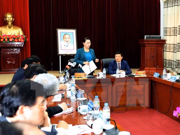 La présidente de l'AN en tournée dans la province de Lai Chau ảnh 1