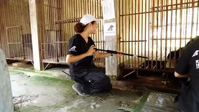 Sauvetage de trois ours noirs captifs à Hô Chi Minh-Ville ảnh 2