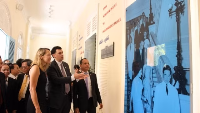 Exposition sur les valeurs historiques du Palais de Dôc Lâp ảnh 1 Exposition sur les valeurs historiques du Palais de Dôc Lâp ảnh 1