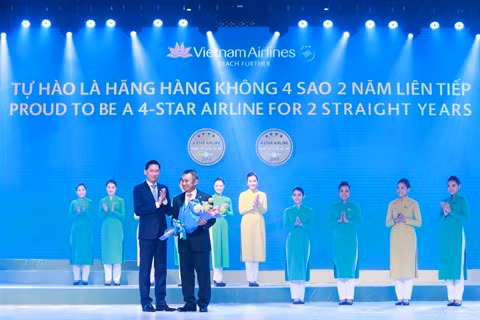Vietnam Airlines continue d’affirmer son statut de service à 4 étoiles ảnh 1