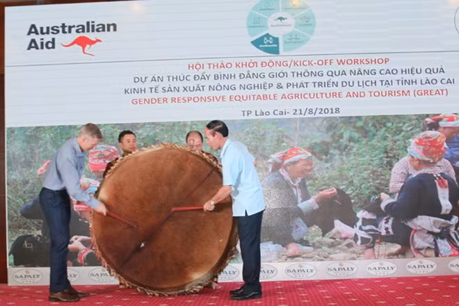 Aide australienne pour promouvoir l'égalité des sexes via l'agriculture et le tourisme à Lao Cai ảnh 1 Aide australienne pour promouvoir l'égalité des sexes via l'agriculture et le tourisme à Lao Cai ảnh 1