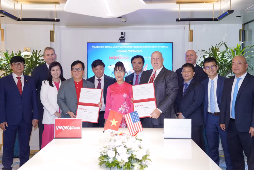Vietjet et Carlyle Group signent un protocole d'accord pour un financement d'avions d'une valeur de 550 millions de dollars ảnh 1 Vietjet et Carlyle Group signent un protocole d'accord pour un financement d'avions d'une valeur de 550 millions de dollars ảnh 1