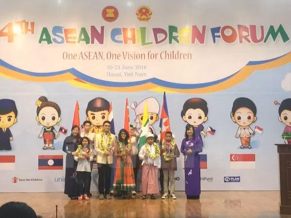 Le 4e Forum des enfants de l’ASEAN à Hanoi ảnh 1