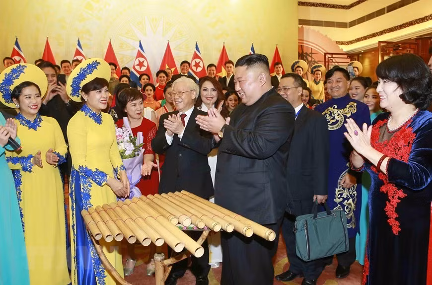 Banquet en l’honneur du président nord-coréen en images ảnh 8
