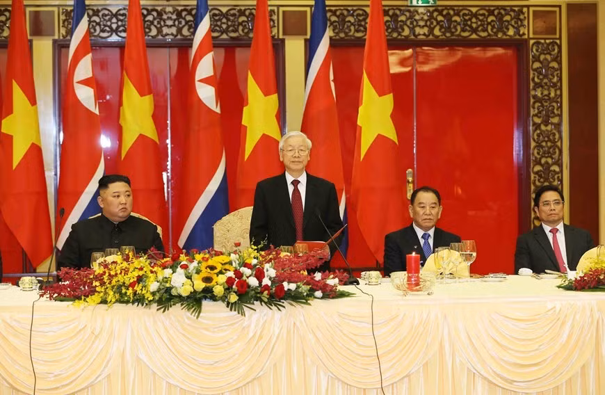 Banquet en l’honneur du président nord-coréen en images ảnh 2