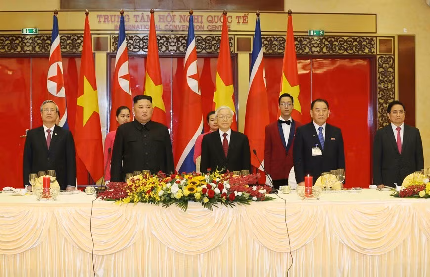Banquet en l’honneur du président nord-coréen en images ảnh 1