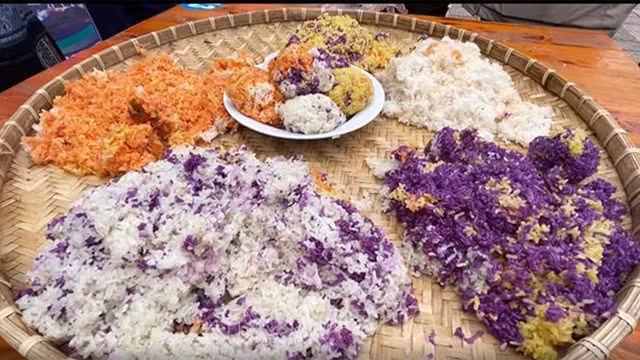 Goûter au xôi ngu sac, un plat haut en couleur de l’ethnie Lự ảnh 2