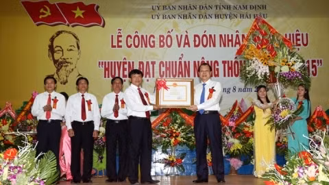Hai Hâu, district exemplaire dans l'édification de la Nouvelle ruralité ảnh 1