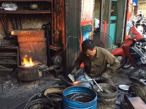 Le dernier forgeron du Vieux quartier de Hanoï ảnh 2 Le dernier forgeron du Vieux quartier de Hanoï ảnh 2