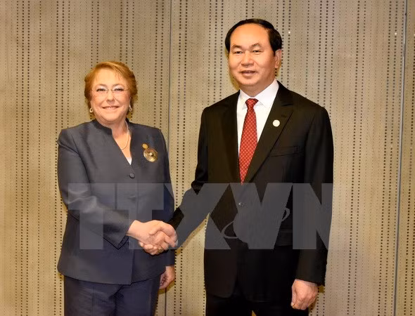 Activités du président Tran Dai Quang au Pérou ảnh 3