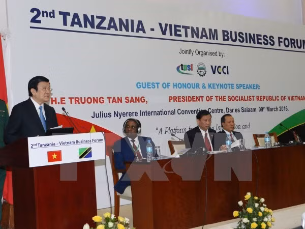 Forum d’affaires Vietnam-Tanzanie ảnh 1 Forum d’affaires Vietnam-Tanzanie ảnh 1
