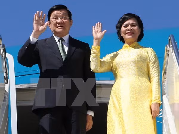 Truong Tan Sang part pour la Tanzanie, le Mozambique et l’Iran ảnh 1 Truong Tan Sang part pour la Tanzanie, le Mozambique et l’Iran ảnh 1