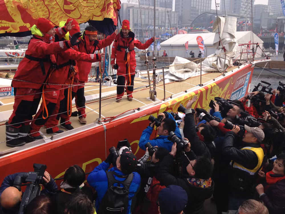 Course Clipper Race 2015-2016 dans la baie de Qingdao (Chine) ảnh 1