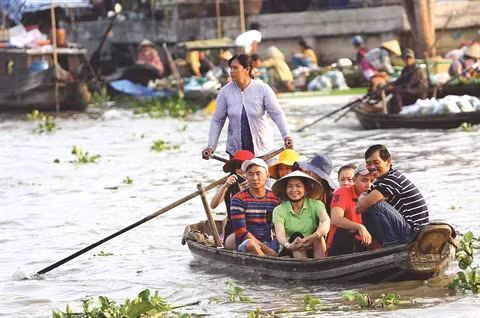 Le marché flottant de Nga Nam à Soc Trang ảnh 4
