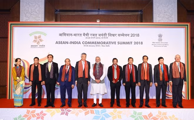 Déclaration de Delhi du Sommet commémoratif ASEAN-Inde ảnh 1