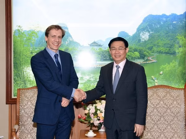 Le vice-PM Vuong Dinh Hue reçoit le directeur de la région Asie-Pacifique du FEM ảnh 1