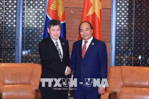 Le PM reçoit le secrétaire général de l’ASEAN ảnh 1