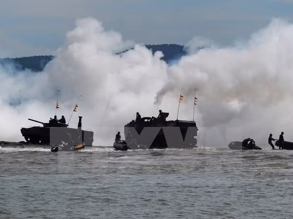 Début de l’exercice militaire de l’ADMM+ au Brunei ảnh 1