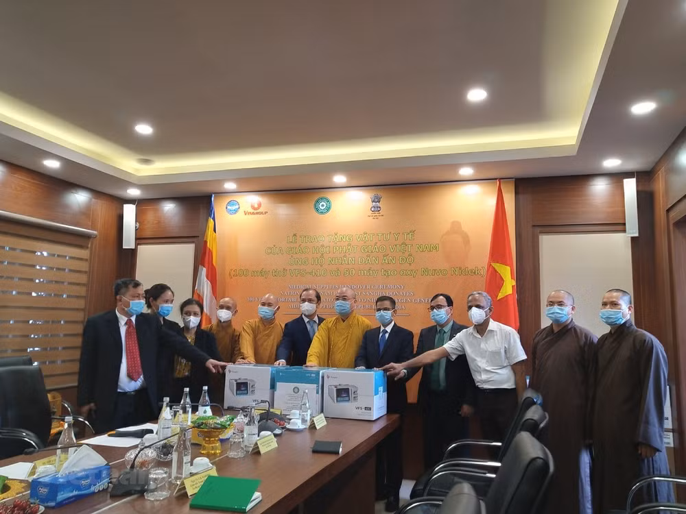 COVID-19 : aide de la Sangha bouddhiste du Vietnam pour l’Inde ảnh 1