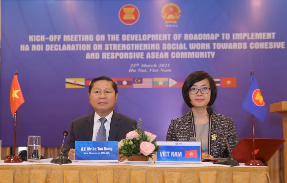 Mise en œuvre de la Déclaration de Hanoï sur la promotion du travail social de l'ASEAN ảnh 1