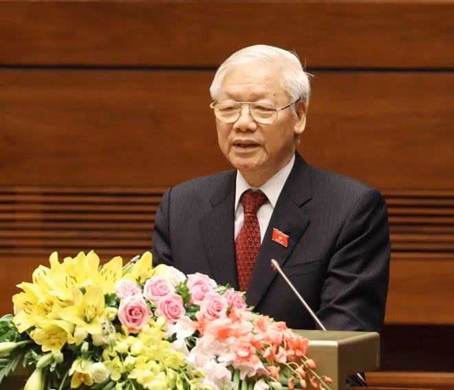 Félicitations au président Nguyên Phu Trong ảnh 1