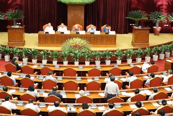 Le 7e Plénum du CC du PCV: rapport sur la direction du Bureau Politique et du Secrétariat ảnh 1 Le 7e Plénum du CC du PCV: rapport sur la direction du Bureau Politique et du Secrétariat ảnh 1