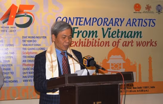 Expo d'œuvres d’art vietnamiennes en Inde ảnh 1