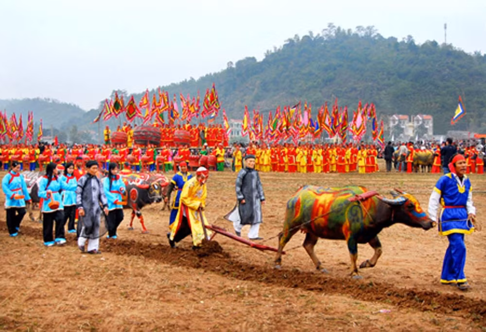 Tet 3-Fête des Labours 2017 à Doi Son ảnh 1
