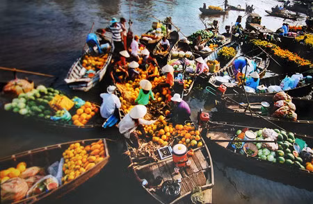 Les marchés multicolores du Vietnam ảnh 1