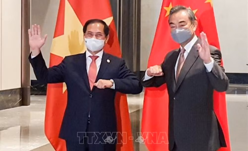 Le ministre des Affaires étrangères Bui Thanh Son en visite en Chine ảnh 1